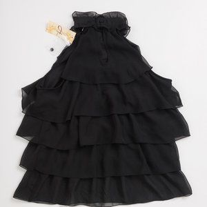 Adiva Black Sleevless top.